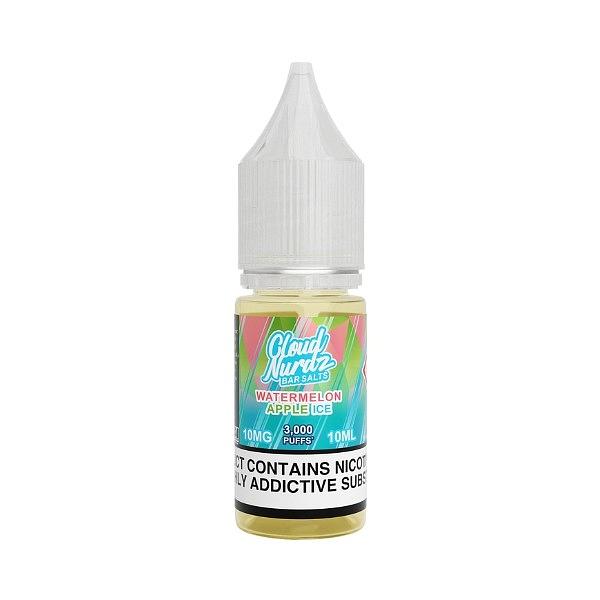 Cloud Nurdz - Ice Watermelon Apple 10ml (Nic Salt) 10MG 10ml