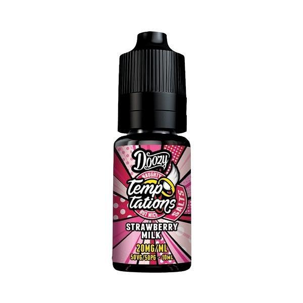 Doozy Temptations - Strawberry Milk 10ml (Nic Salt)