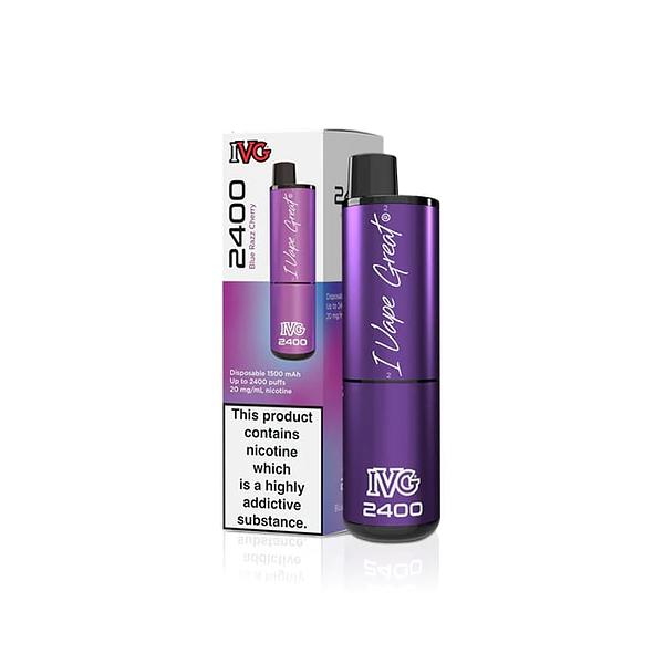 IVG 2400 Disposable Pod - Blue Razz Cherry