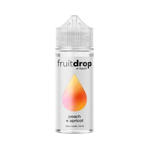 Fruit Drop E-liquid - Peach + Apricot 100ml (Shortfill)