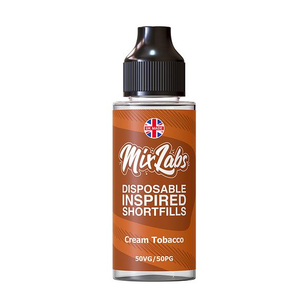 Mix Labs - 100ml Shortfill - Cream Tobacco