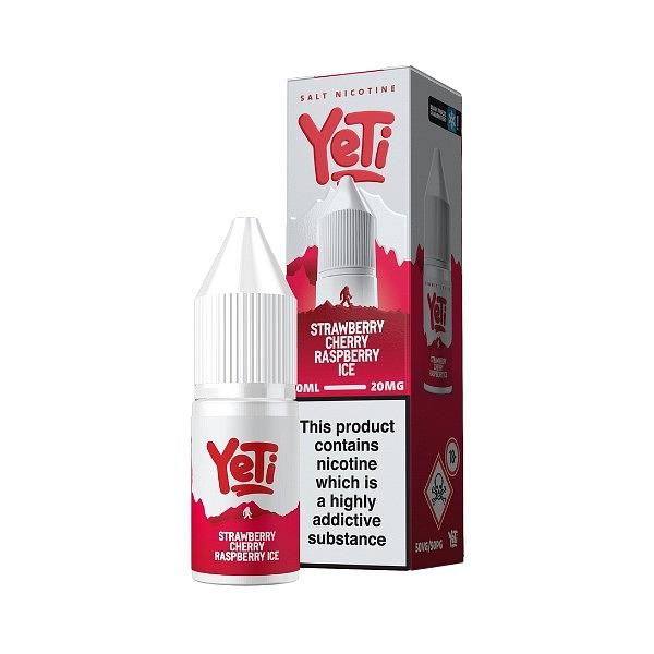 Yeti Summit Series - Strawberry Cherry Raspberry Ice 10ml (Nic Salt)