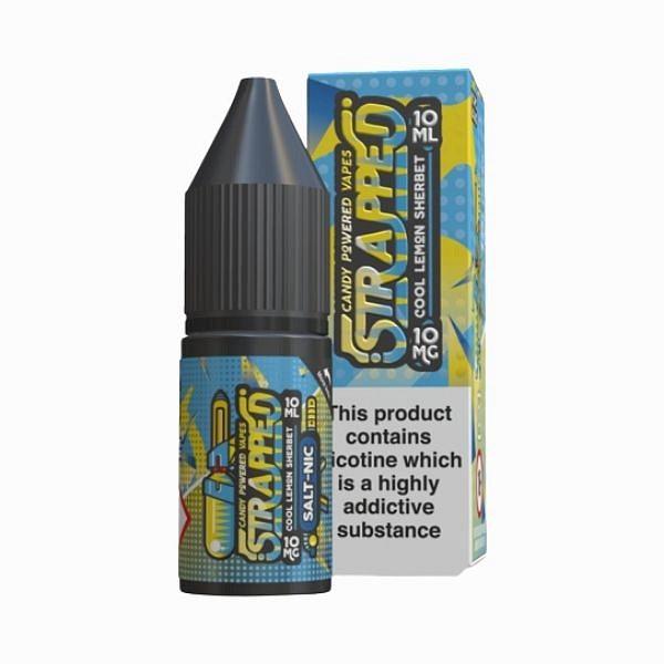 Strapped Salts - Cool Lemon Sherbet 10ml (Nic Salt)