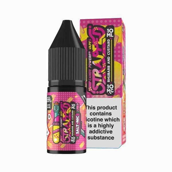 Strapped Salts - Rhubarb & Custard 10ml (Nic Salt)