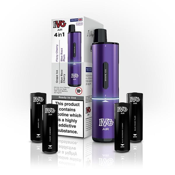 IVG Air 4in1 Pre Filled Pod Kit - [Purple 20mg]