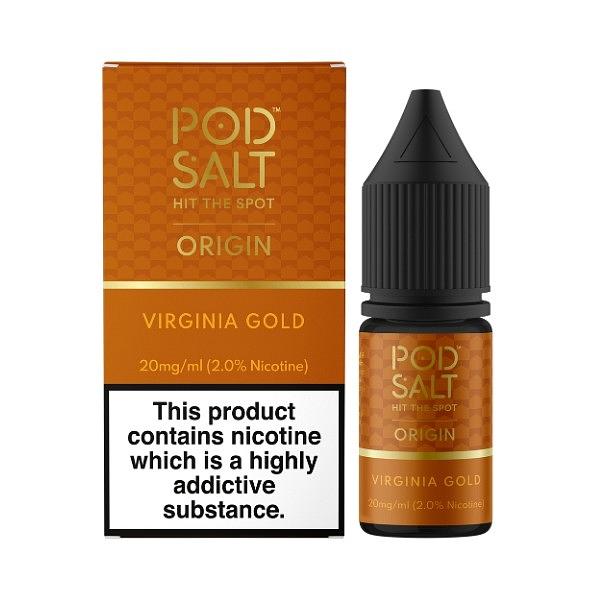 Pod Salt Origin - Virginia Gold 10ml (Nic Salt) 5MG 10ml