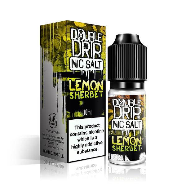 Double Drip - Lemon Sherbet 10ml (Nic Salt)