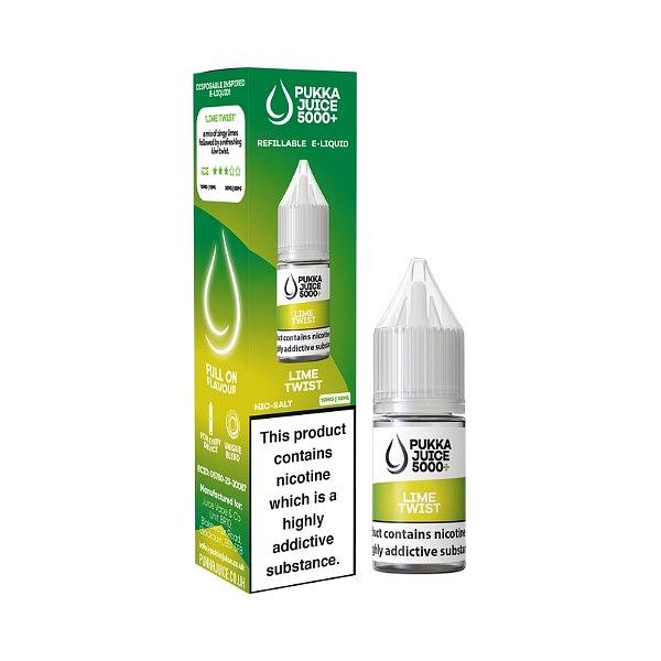 Pukka Juice 5000+ - Lime Twist 10ml (Nic Salt)