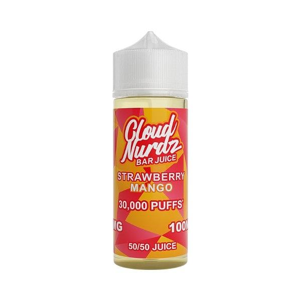 Cloud Nurdz - Strawberry Mango 100ml (Shortfill) 0MG 100ml