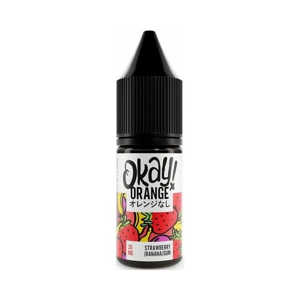 Okay! Orange - Strawberry Banana Bubblegum 10ml (Nic salt)