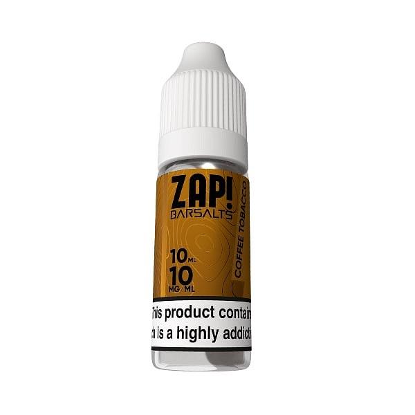 Zap! Bar Salts - Coffee Tobacco 10ml (Nic Salt)