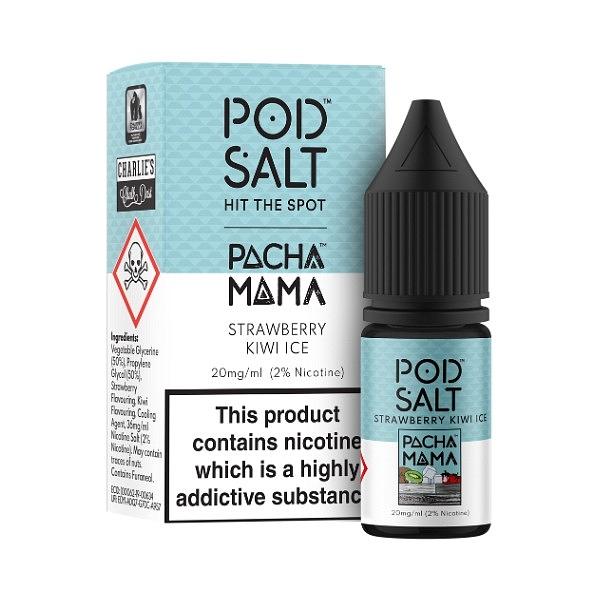 Pod Salt Fusions - Pacha Mama - Nic Salt - Strawberry Kiwi Ice