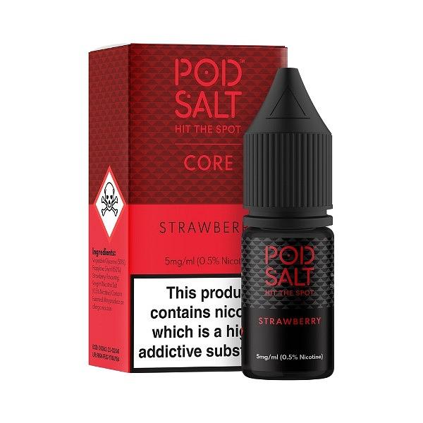 Pod Salt - Strawberry 10ml (Nic Salt) 11MG 10ml