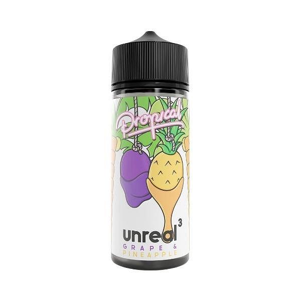 Unreal 3 - Propical - Grape & Pineapple 100ml (Shortfill)