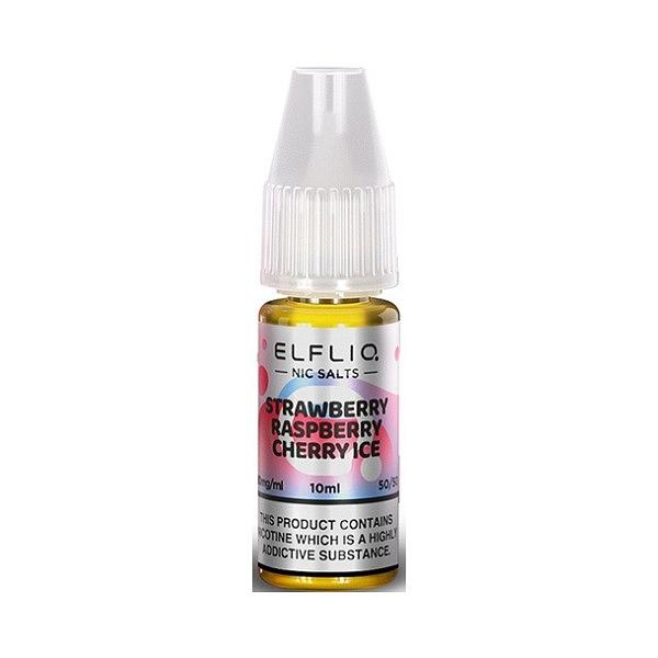 Elf Bar Elfliq - Strawberry Raspberry Cherry Ice 10ml (Nic Salt) 10MG 10ml