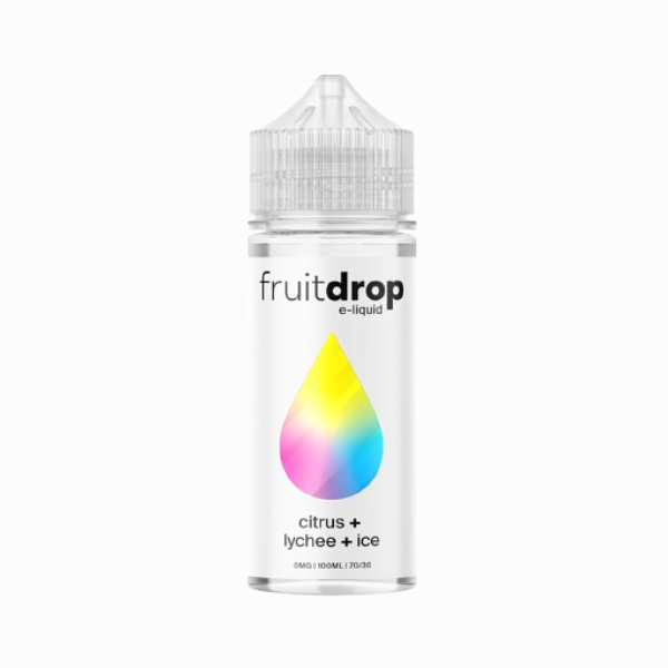 Fruit Drop E-liquid - Citrus + Lychee + Ice 100ml (Shortfill)