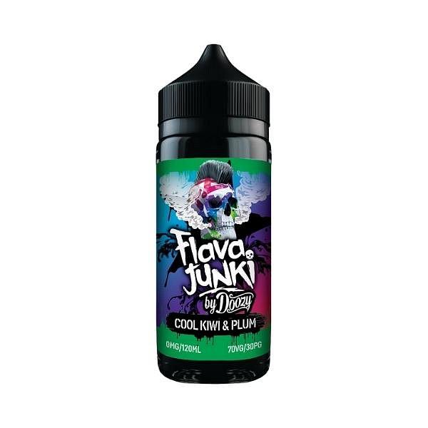 Flava Junki - Cool Kiwi & Plum 100ml (Shortfill)