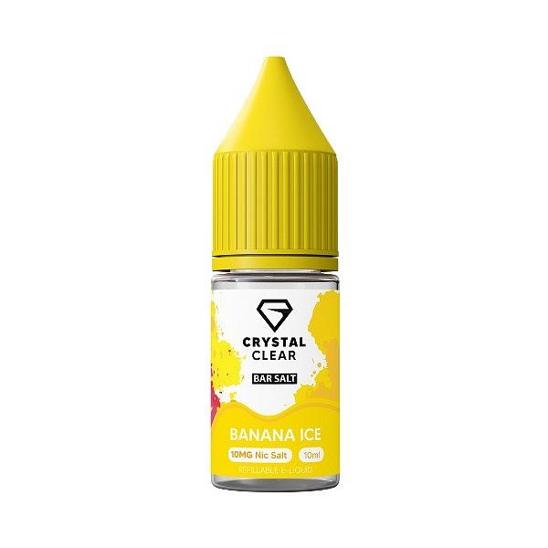 Crystal Clear Bar Salt - Banana Ice 10ml (Nic Salt) 20MG 10ml