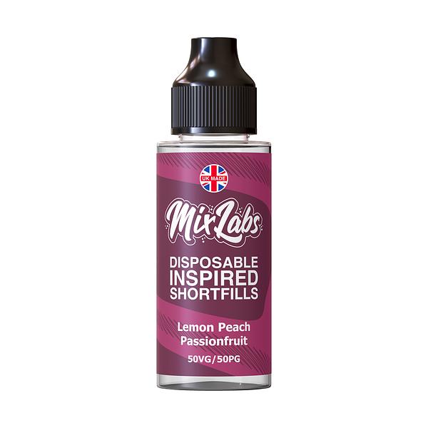 Mix Labs - 100ml Shortfill - Lemon Peach Passionfruit