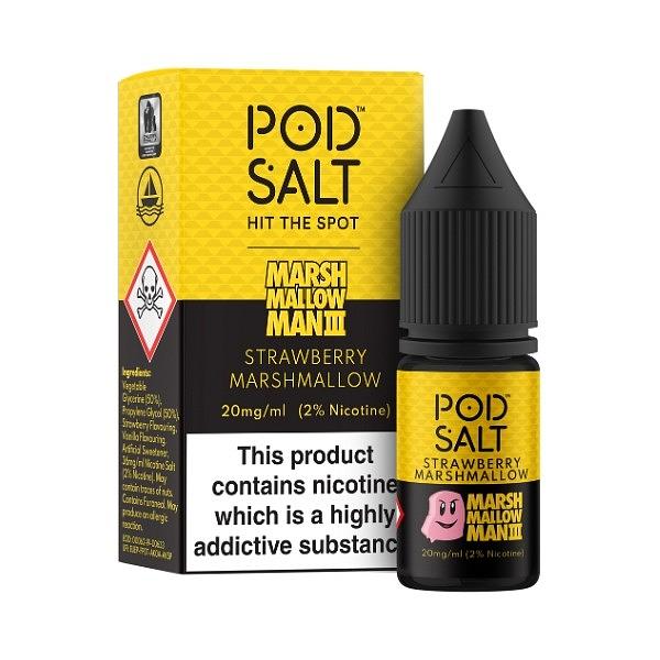 Pod Salt Fusion -  Marina Marshmallow Man 3 10ml (Nic Salt) 11MG 10ml