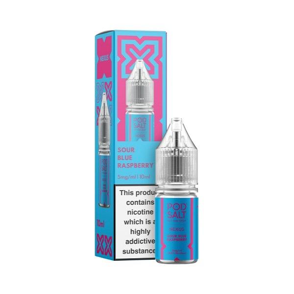 Pod Salt Nexus - Sour Blue Raspberry 10ml (Nic Salt) 5MG 10ml