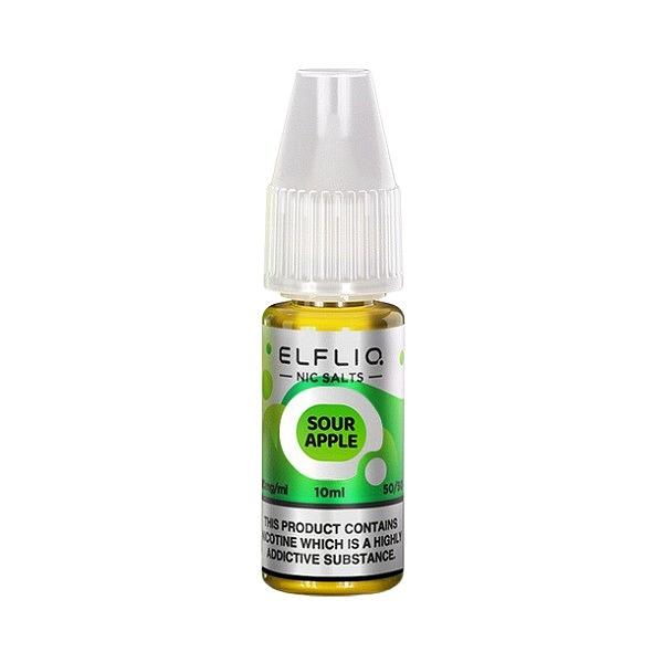 Elf Bar Elfliq - Sour Apple 10ml (Nic Salt) 20MG 10ml