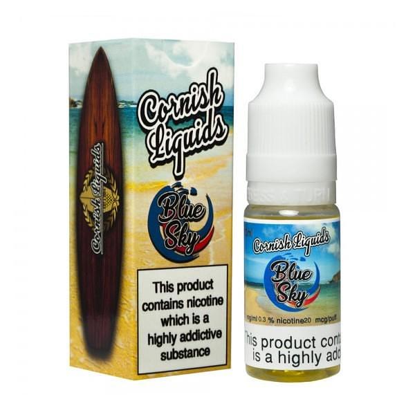 Cornish Liquids - 50/50 Freebase - Blue Sky