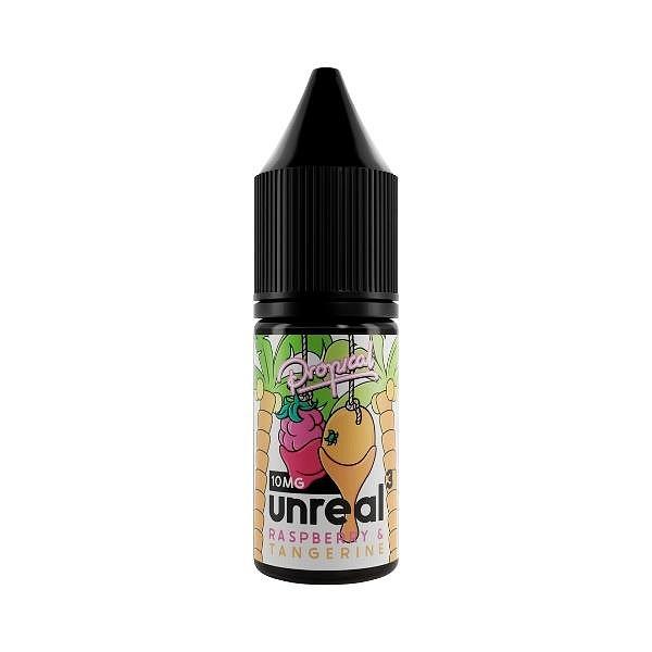 Unreal 3 - Propical - Raspberry & Tangerine 10ml (Nic Salt)