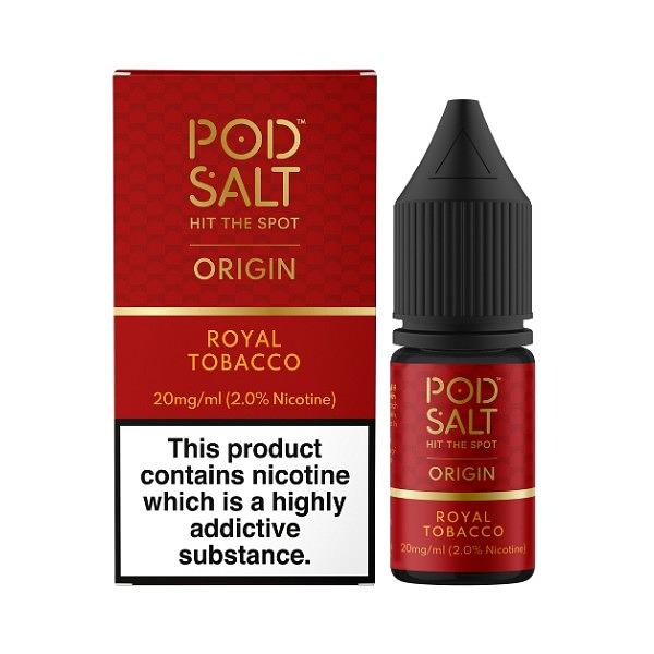 Pod Salt Origin - Royal Tobacco 10ml (Nic Salt) 11MG 10ml